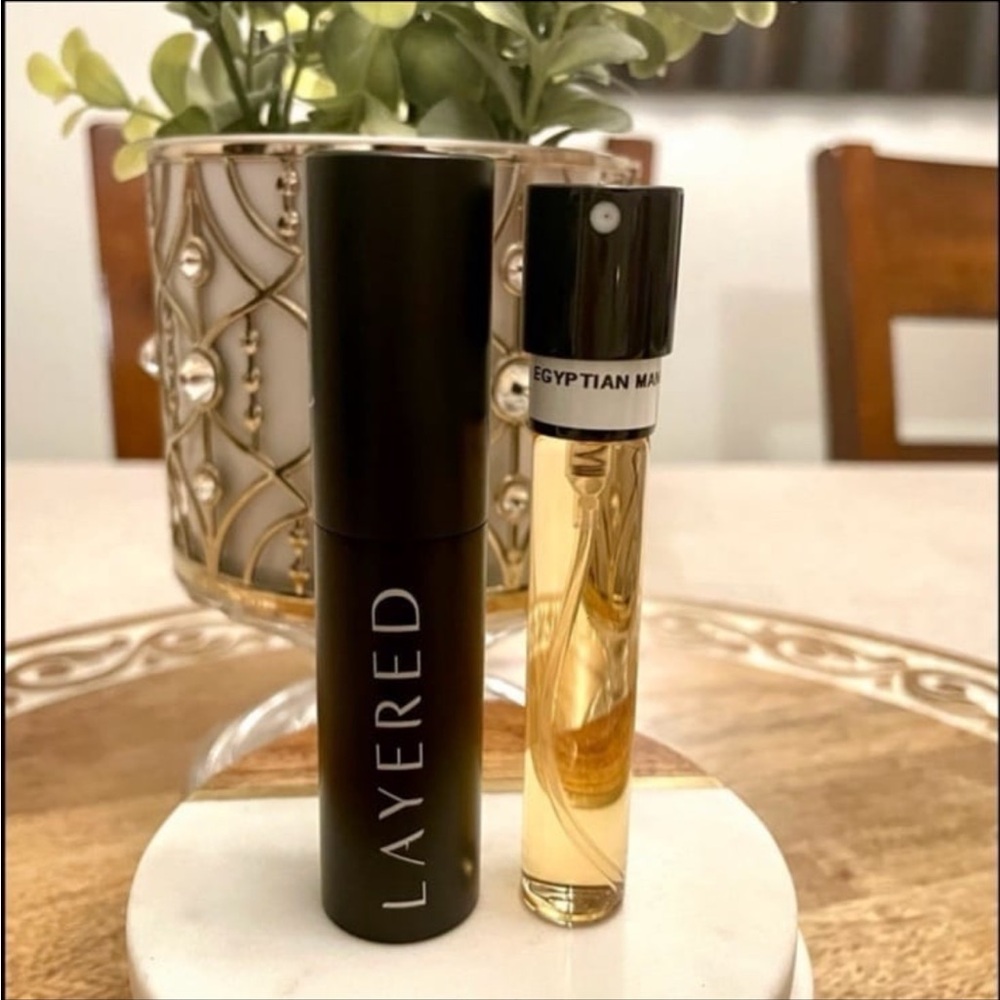 Belayered's "Egyptian Mango" edp travel spray